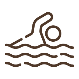 Heated lap pool